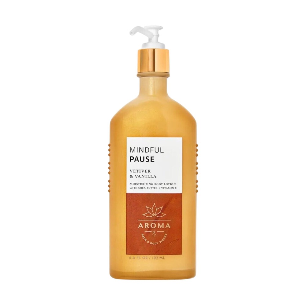 Bath and Body Works Body Lotion Unisex 6.5oz Vetiver Vanilla Mindful Pause